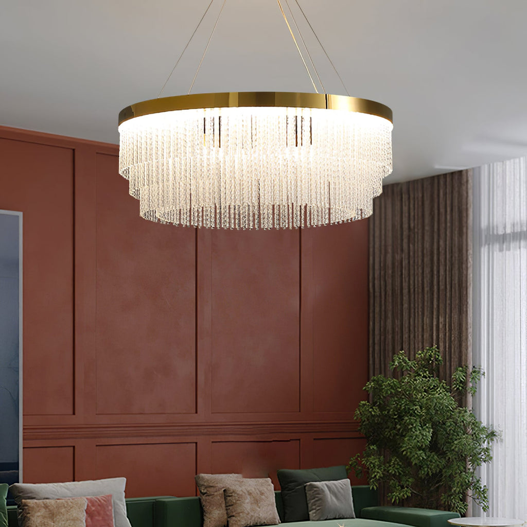 RAVENHALL CRYSTAL DROPLET CHANDELIER