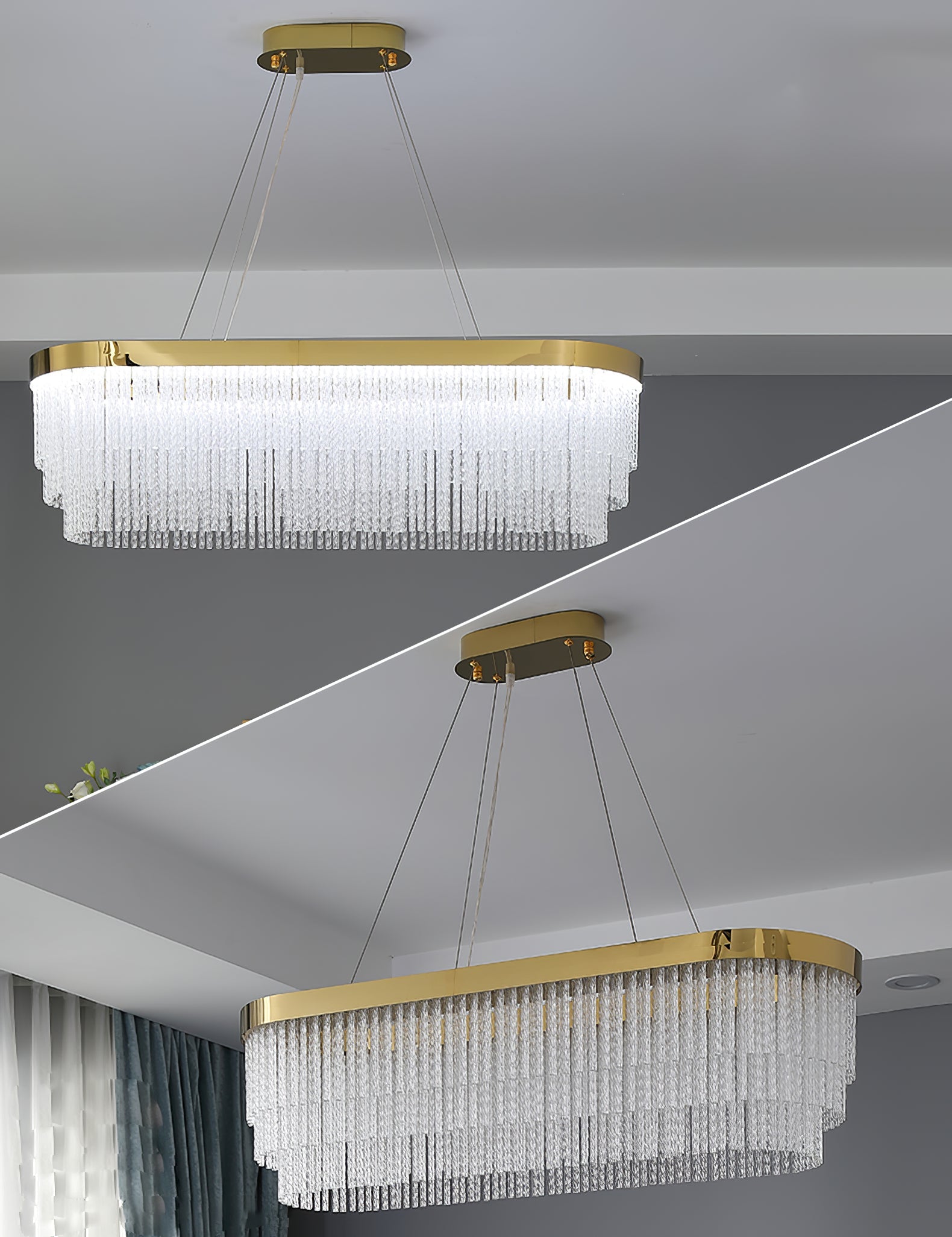 RAVENHALL CRYSTAL DROPLET CHANDELIER