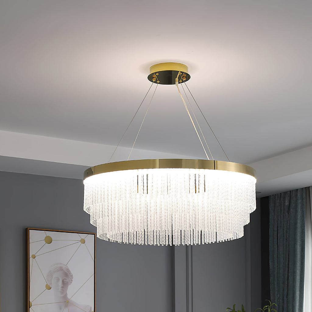RAVENHALL CRYSTAL DROPLET CHANDELIER