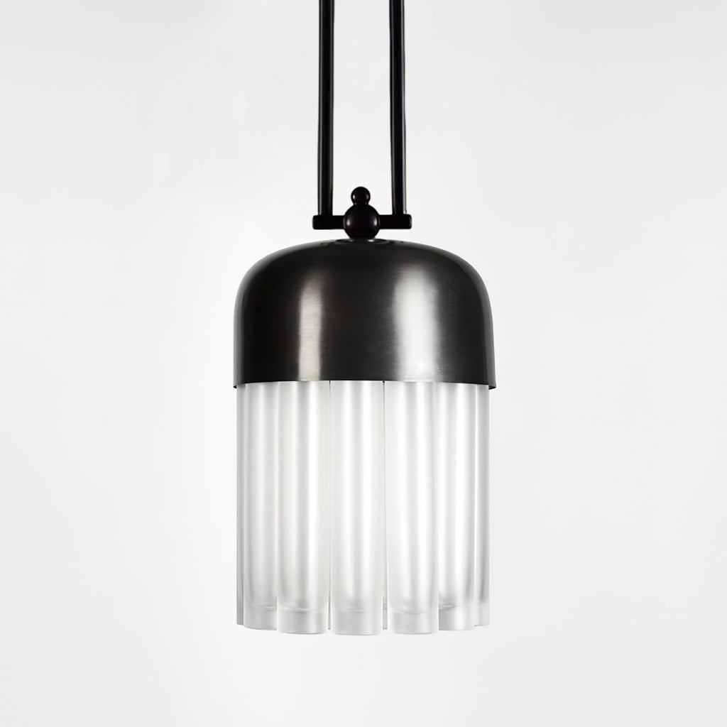 LAVENDULA VINTAGE GLASS HANGING LANTERN