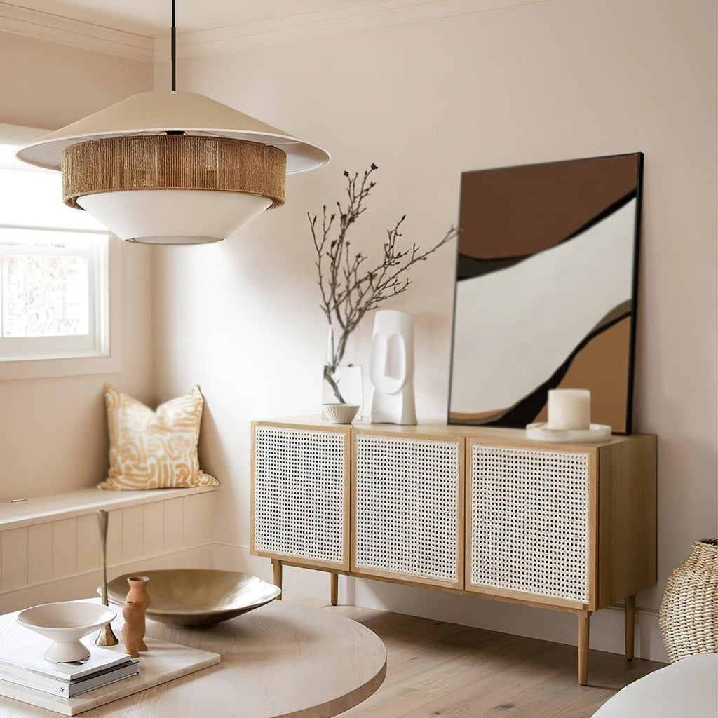 BRAMBLETON TEXTILE WEAVE HANGING LAMP