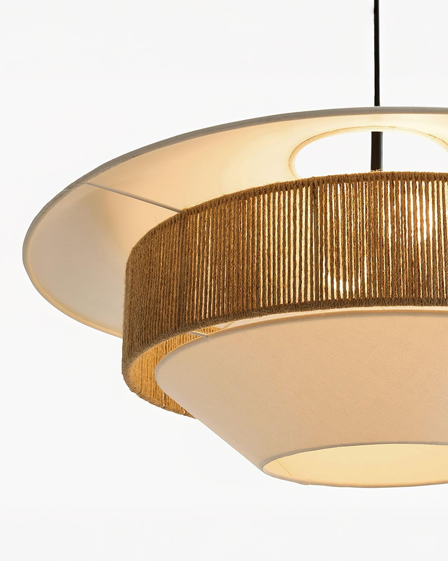 BRAMBLETON TEXTILE WEAVE HANGING LAMP
