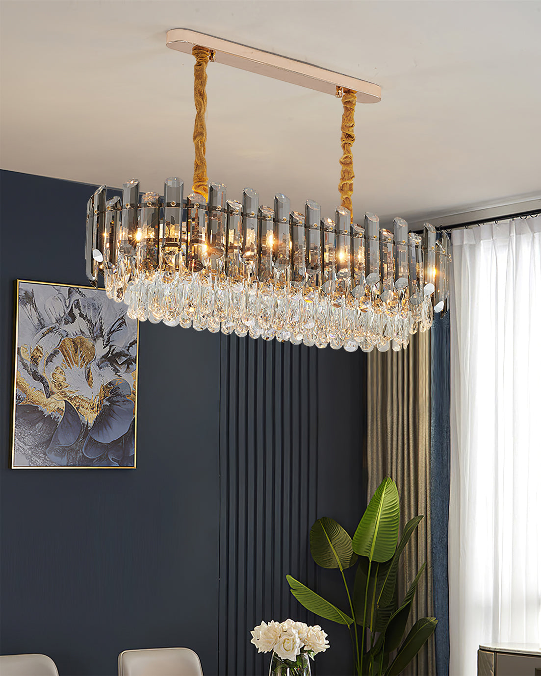WINDSOR CRYSTAL LAYERED CEILING LIGHT