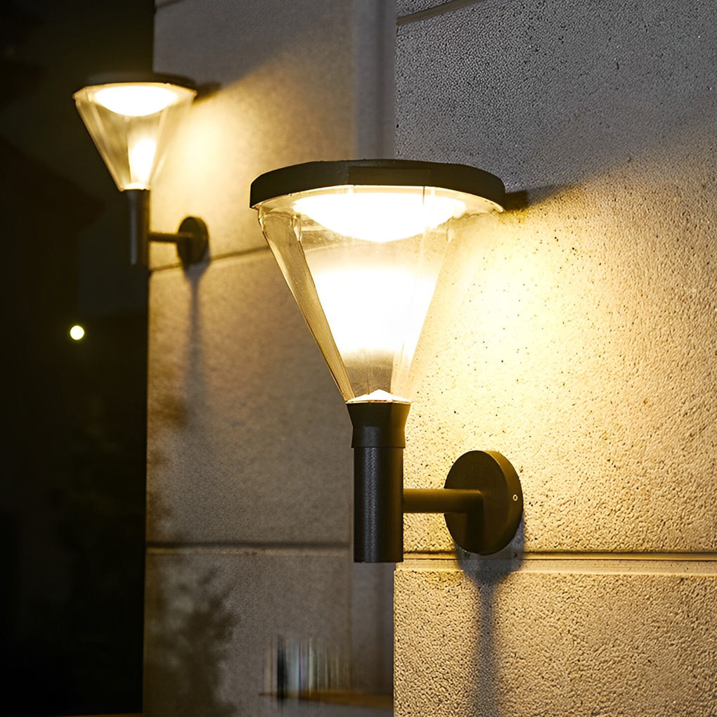 RAVENSHIRE RAINPROOF DIMMABLE SOLAR WALL LANTERN