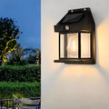 WINDSOR GLOW SOLAR WALL LANTERN WITH MOTION DETECTION