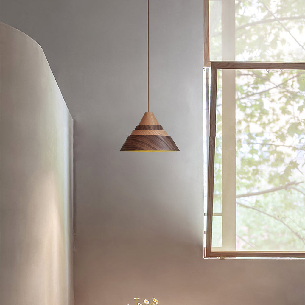 FENWICK WOODEN CANOPY PENDANT LUMINAIRE