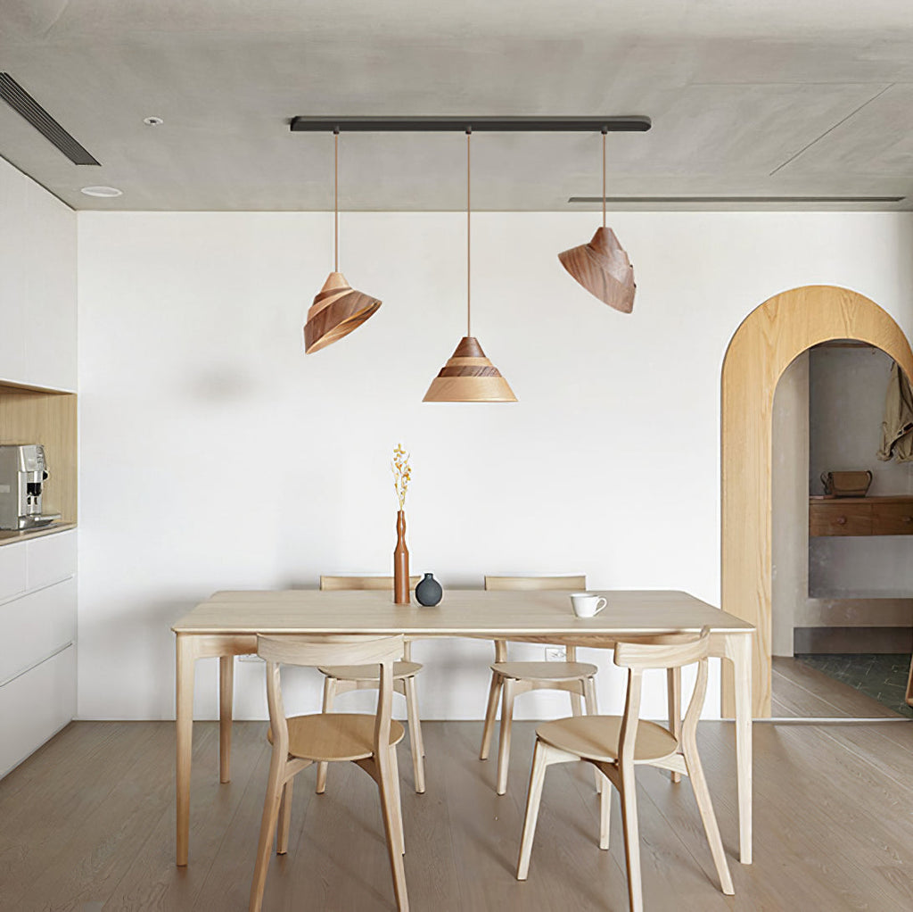 FENWICK WOODEN CANOPY PENDANT LUMINAIRE