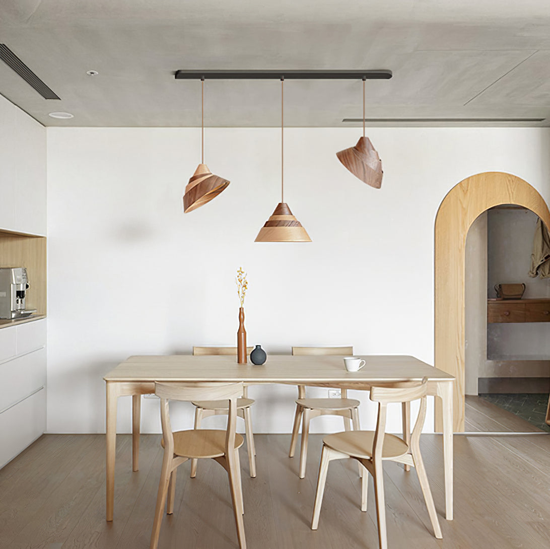FENWICK WOODEN CANOPY PENDANT LUMINAIRE