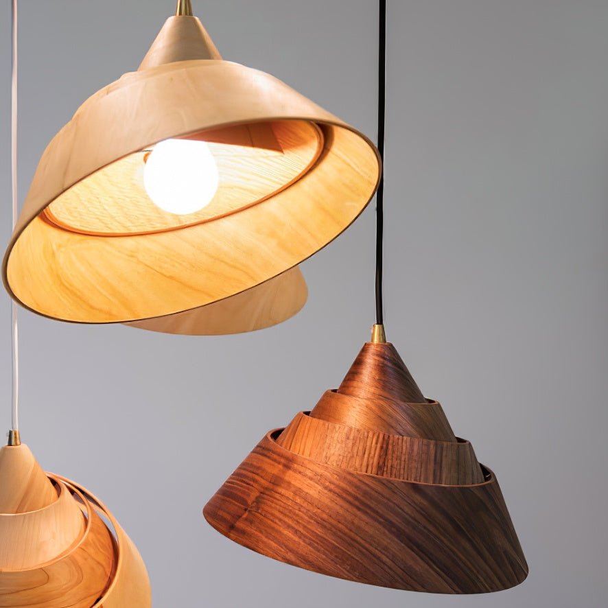 FENWICK WOODEN CANOPY PENDANT LUMINAIRE