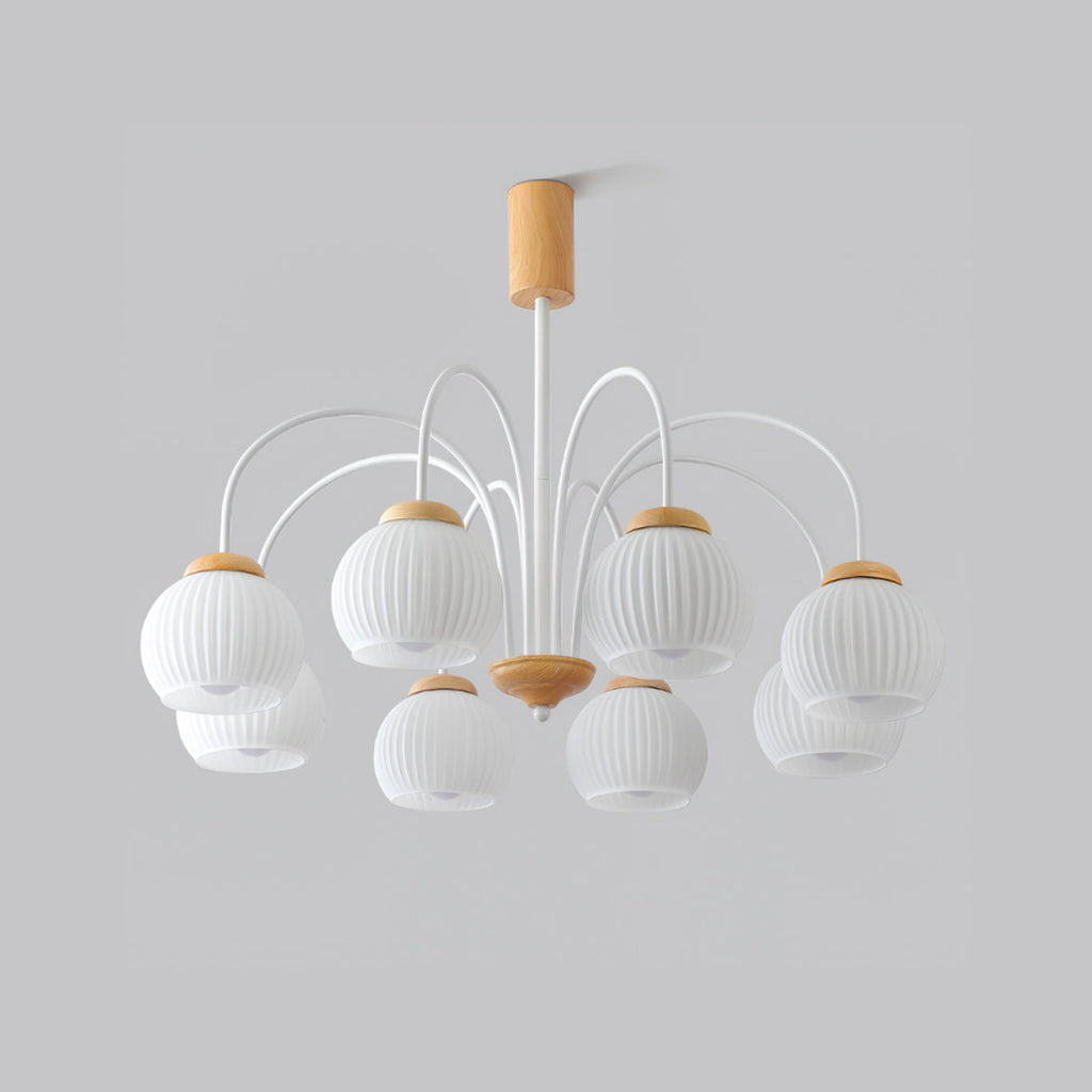 WINTHORPE RUSTIC WOODEN CANOPY CHANDELIER