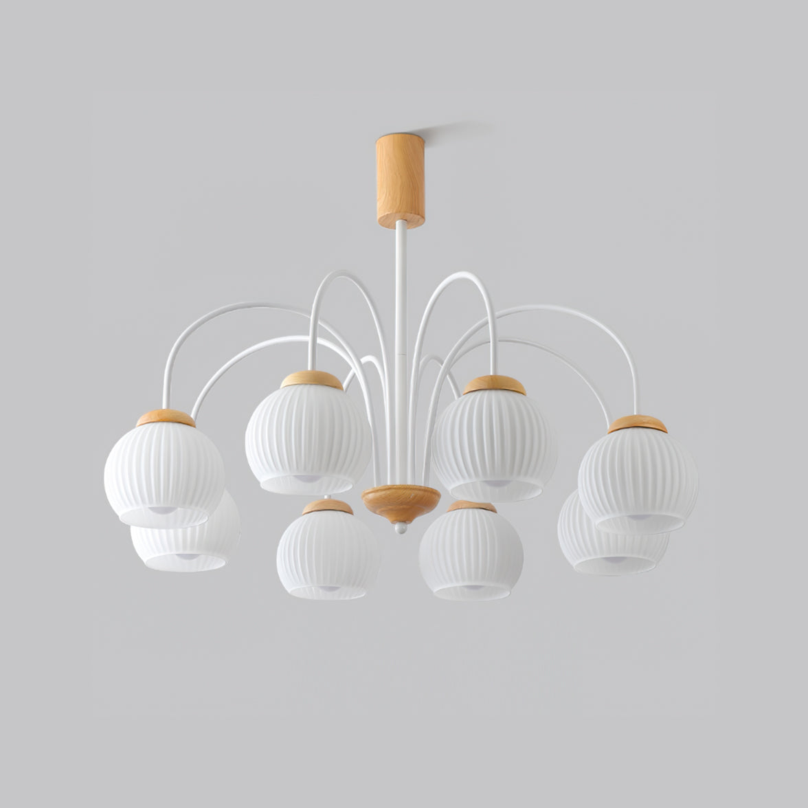 WINTHORPE RUSTIC WOODEN CANOPY CHANDELIER