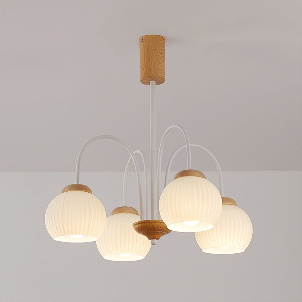 WINTHORPE RUSTIC WOODEN CANOPY CHANDELIER