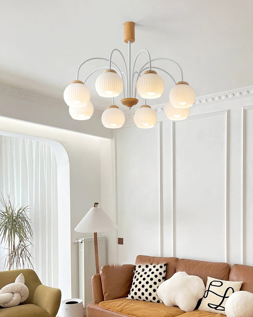 WINTHORPE RUSTIC WOODEN CANOPY CHANDELIER