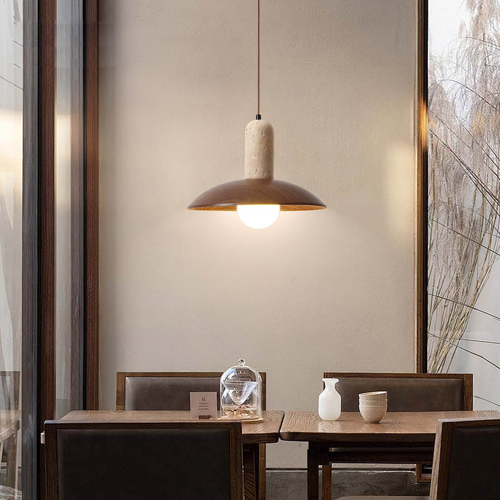 FENWICK HANGING GLASS ORB LANTERN