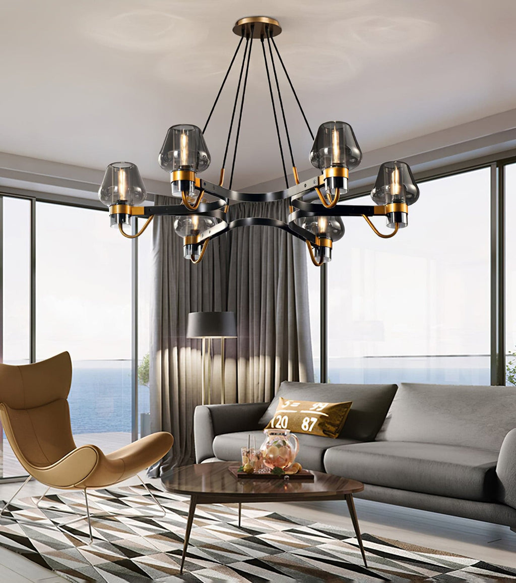 RAVENHURST CRYSTAL SPHERE CHANDELIER