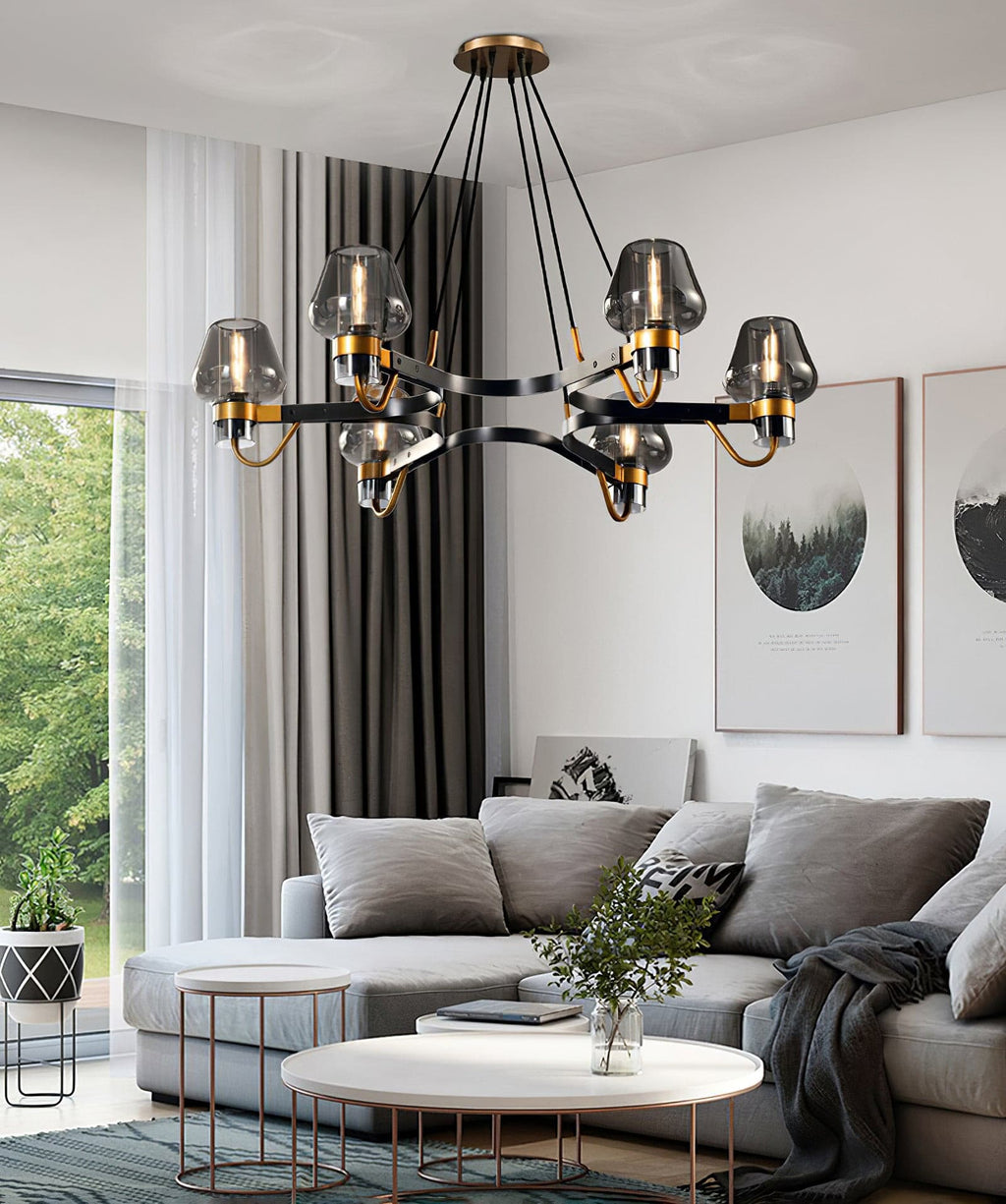 RAVENHURST CRYSTAL SPHERE CHANDELIER