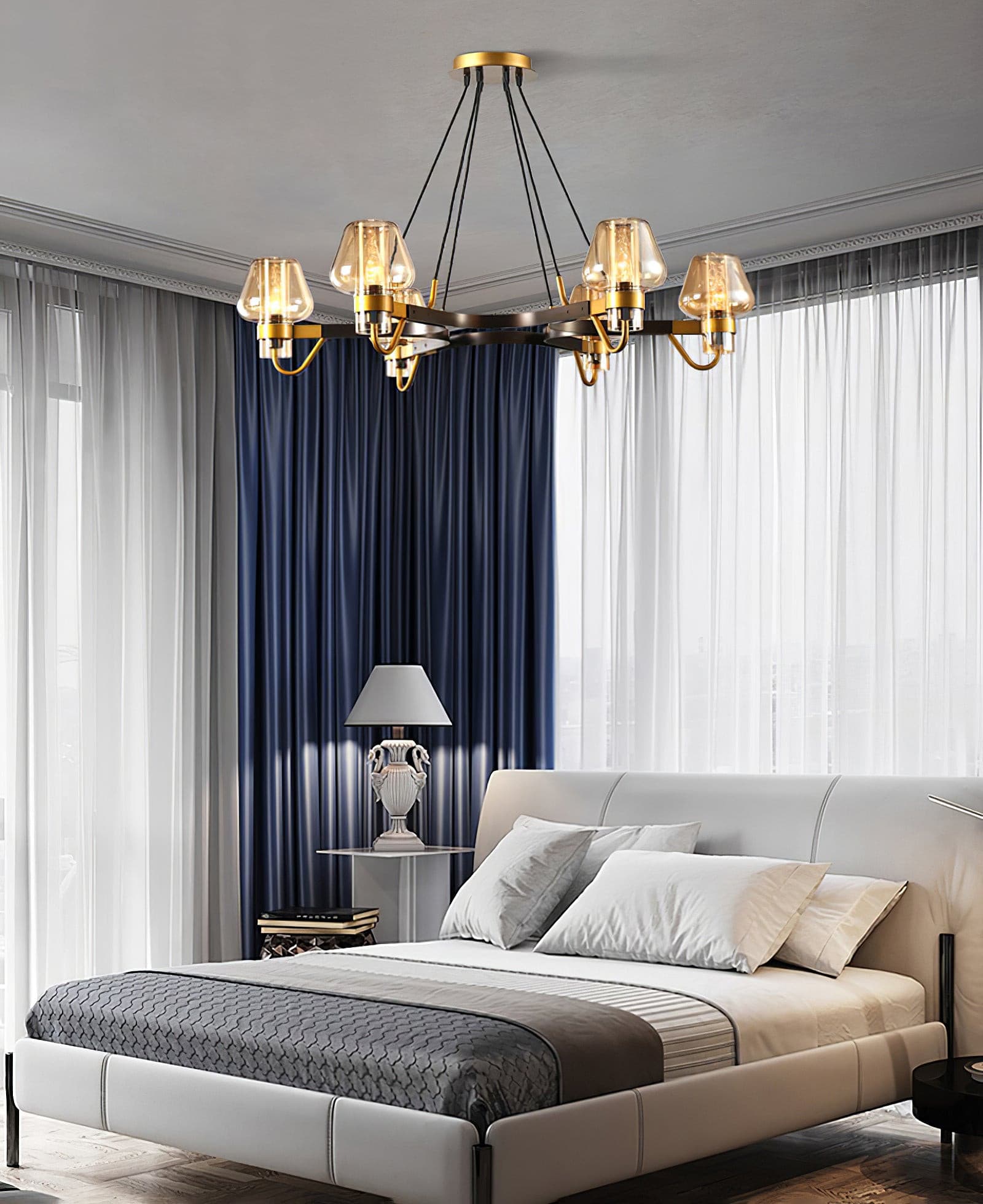 RAVENHURST CRYSTAL SPHERE CHANDELIER