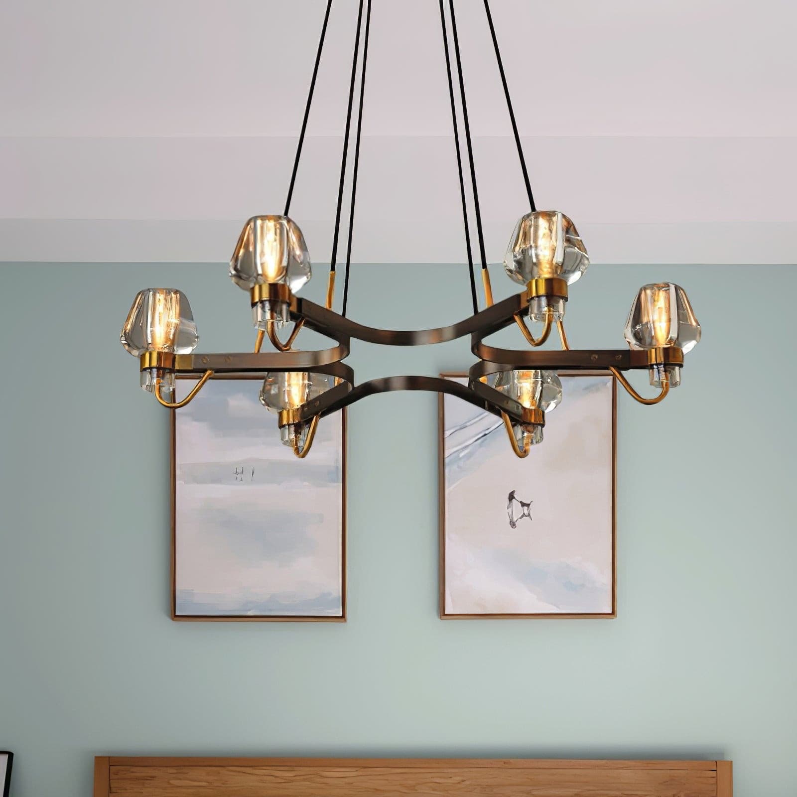 RAVENHURST CRYSTAL SPHERE CHANDELIER