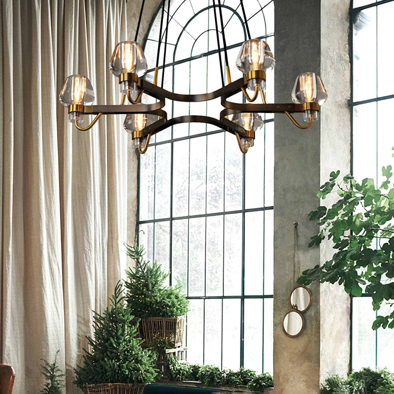RAVENHURST CRYSTAL SPHERE CHANDELIER