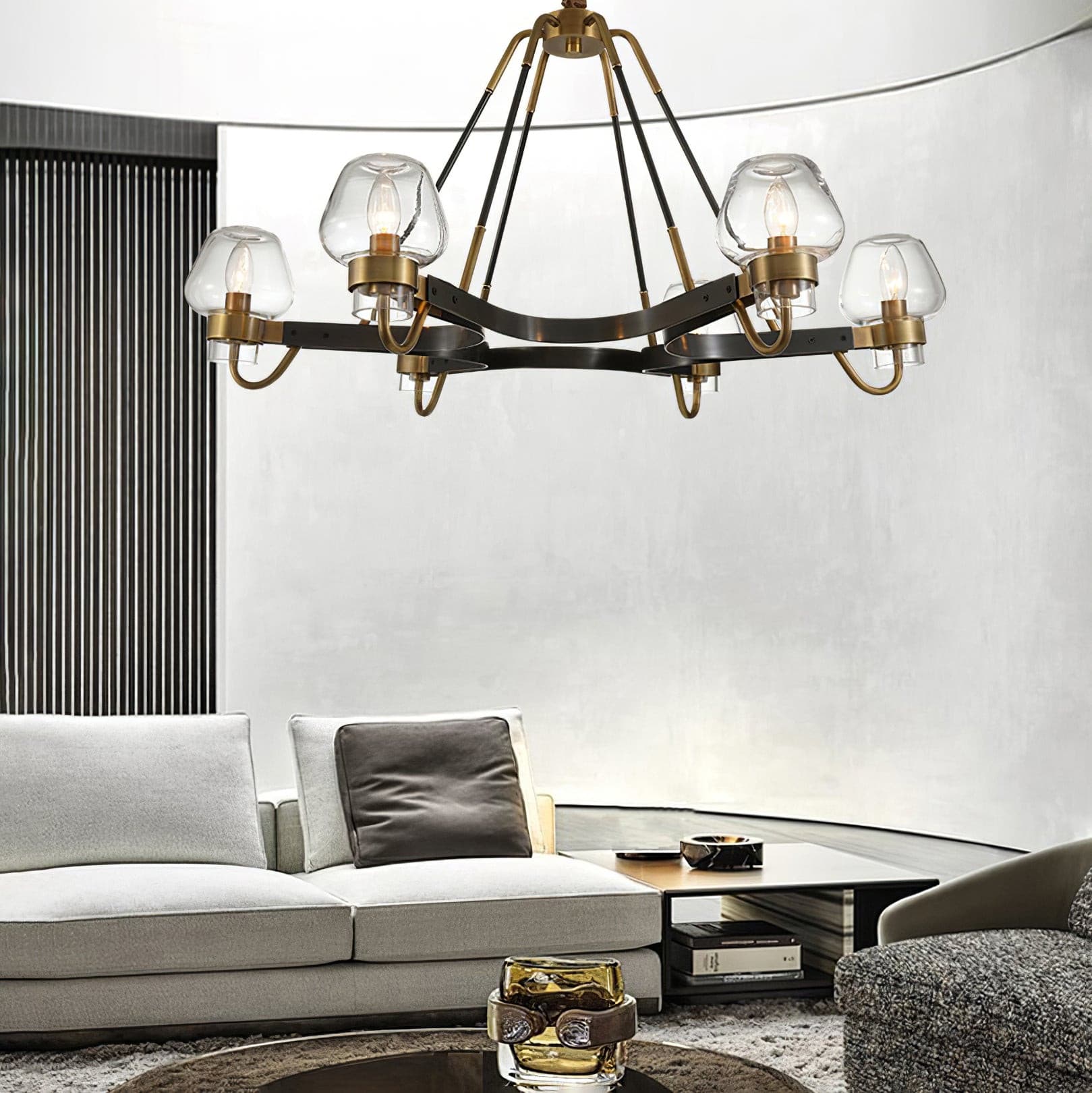 RAVENHURST CRYSTAL SPHERE CHANDELIER