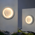 ASTRAL GLOW CRESCENT OUTDOOR LED WALL LANTERN