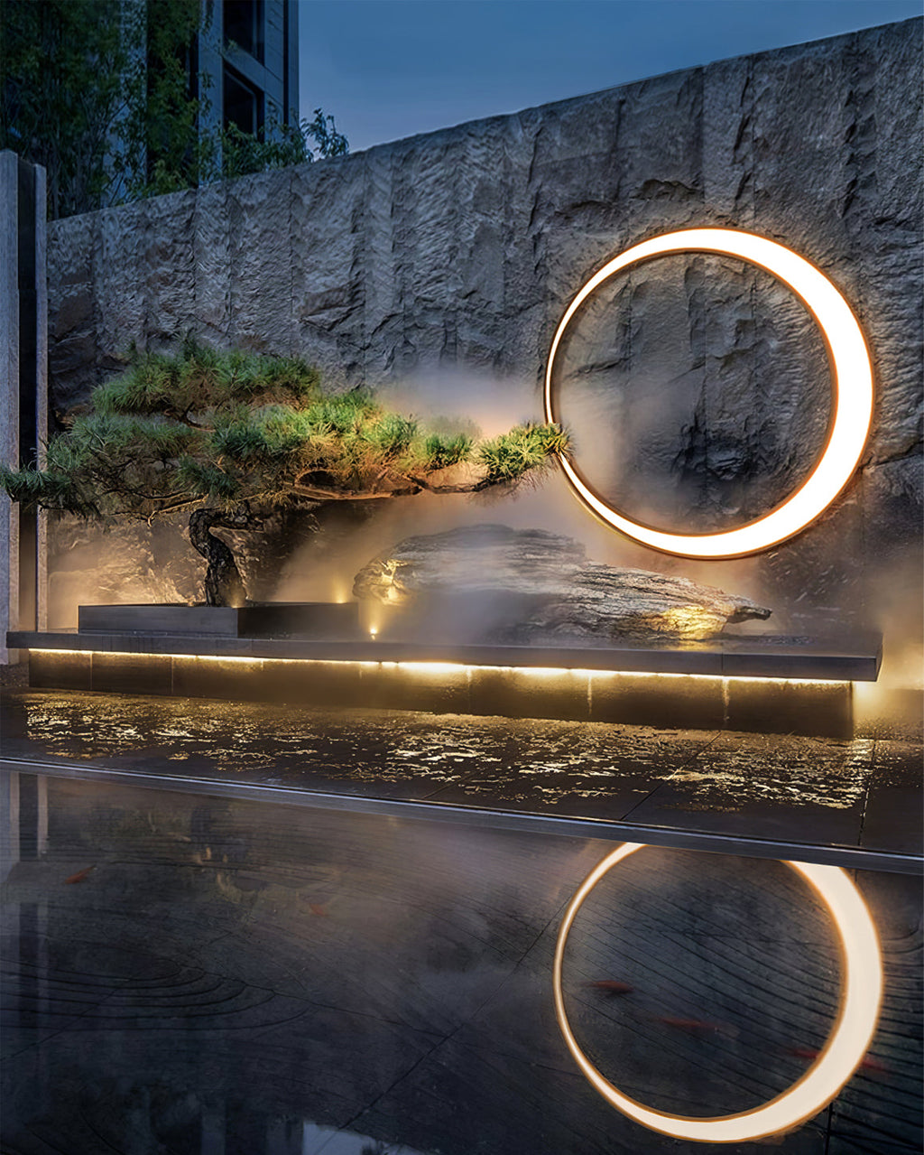 WINTERBOURNE GLOWING MOONLIGHT WALL SCONCE