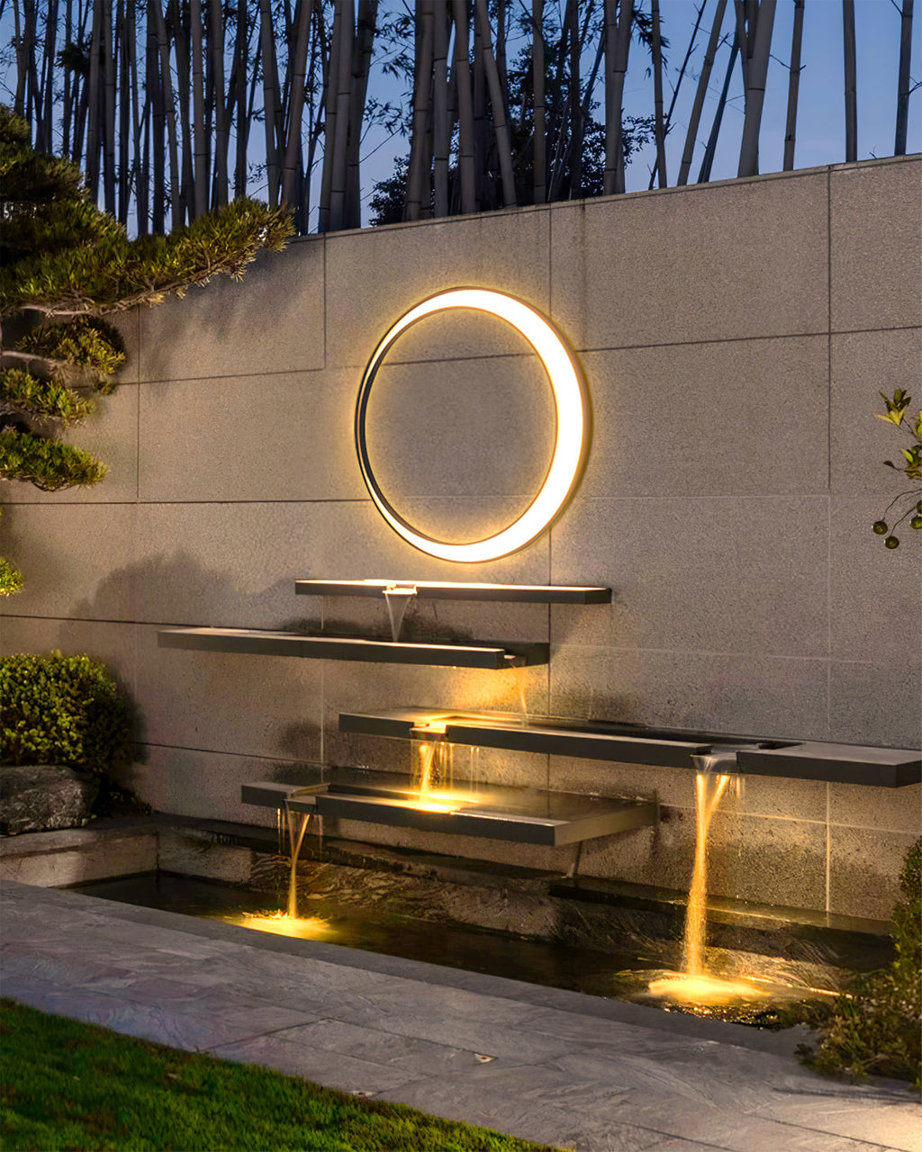 WINTERBOURNE GLOWING MOONLIGHT WALL SCONCE