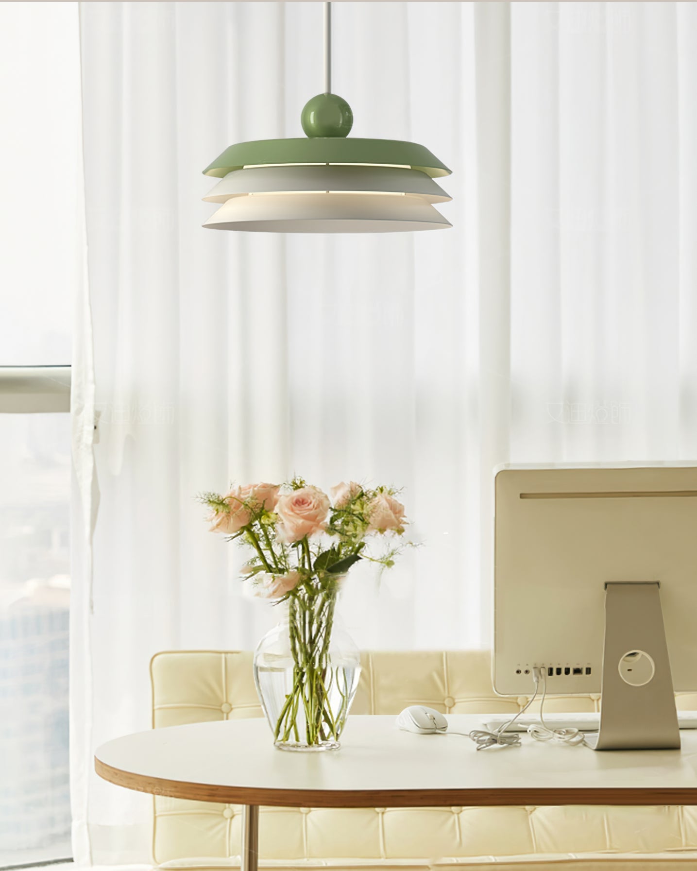 WINTHROP HANGING GLASS ORB LUMINAIRE