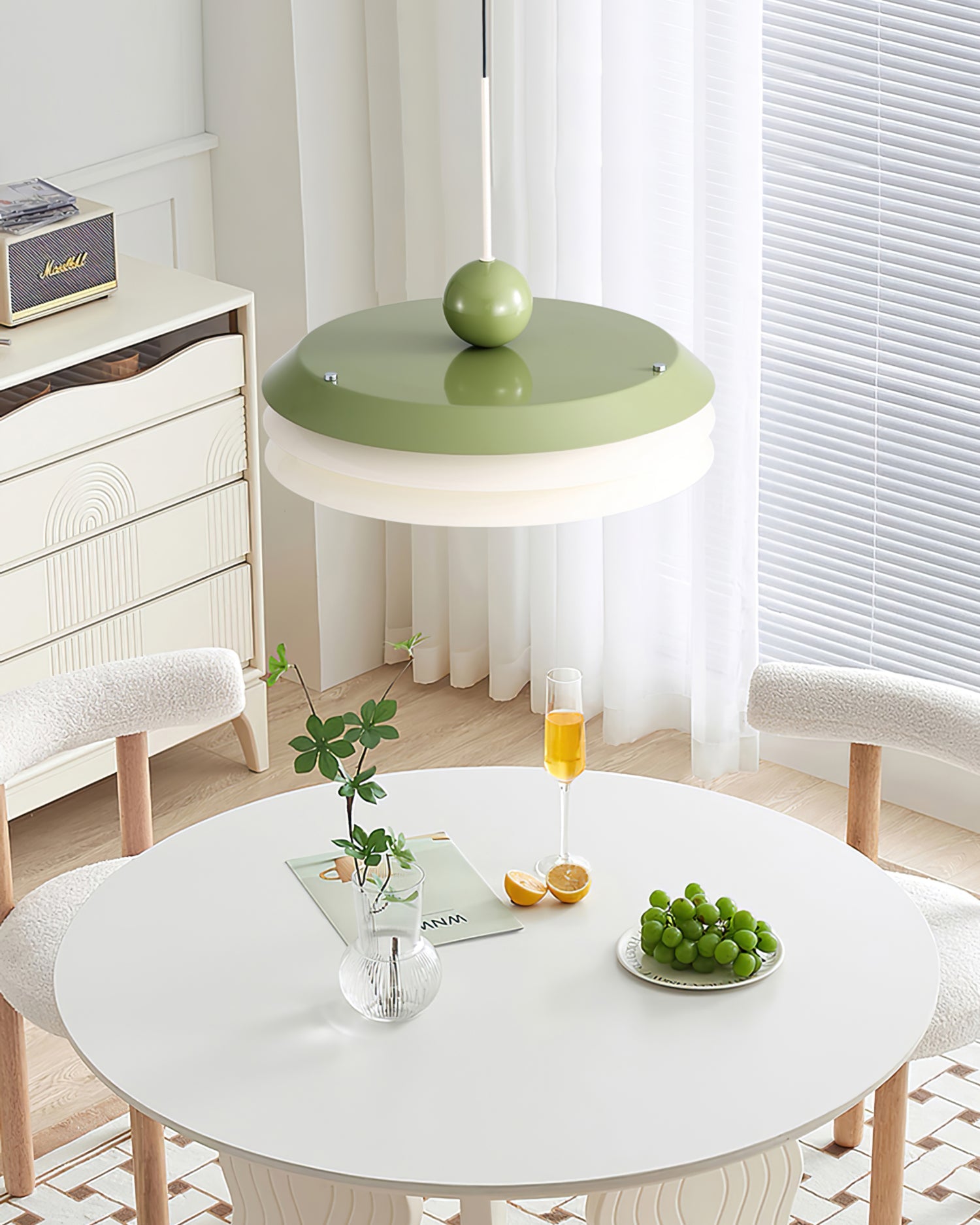 WINTHROP HANGING GLASS ORB LUMINAIRE
