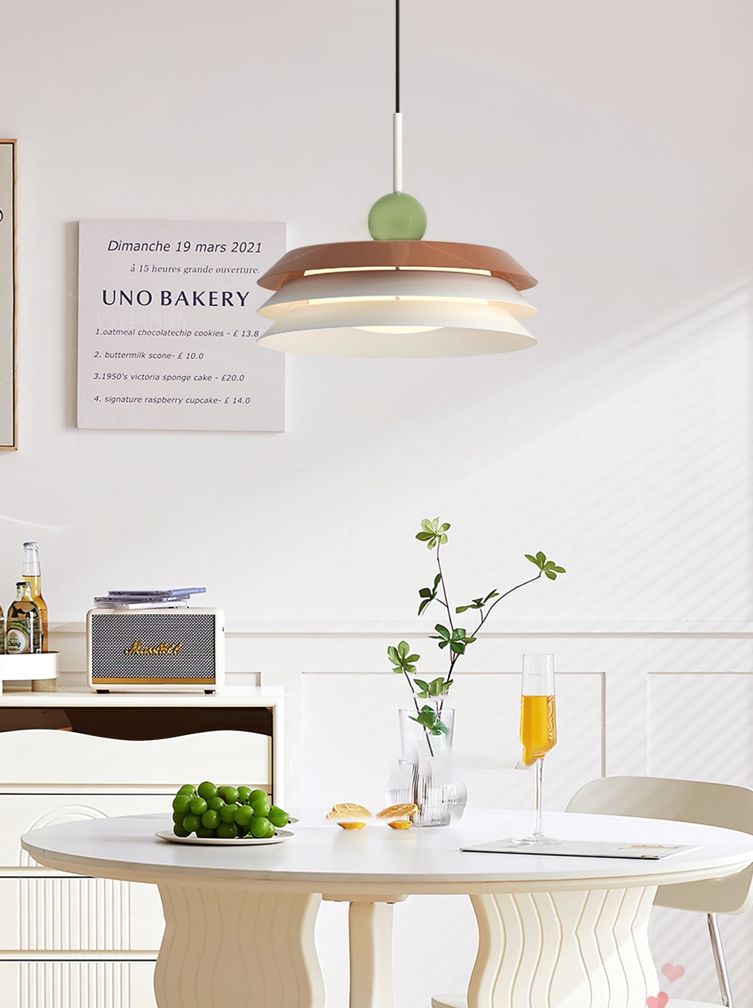 WINTHROP HANGING GLASS ORB LUMINAIRE