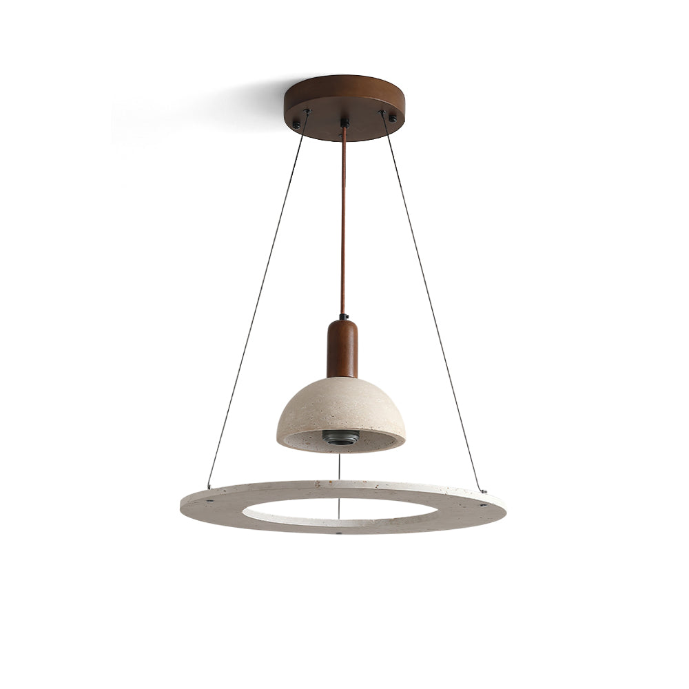 RAVENSCROFT TRAVERTINE ILLUMINATION PENDANT