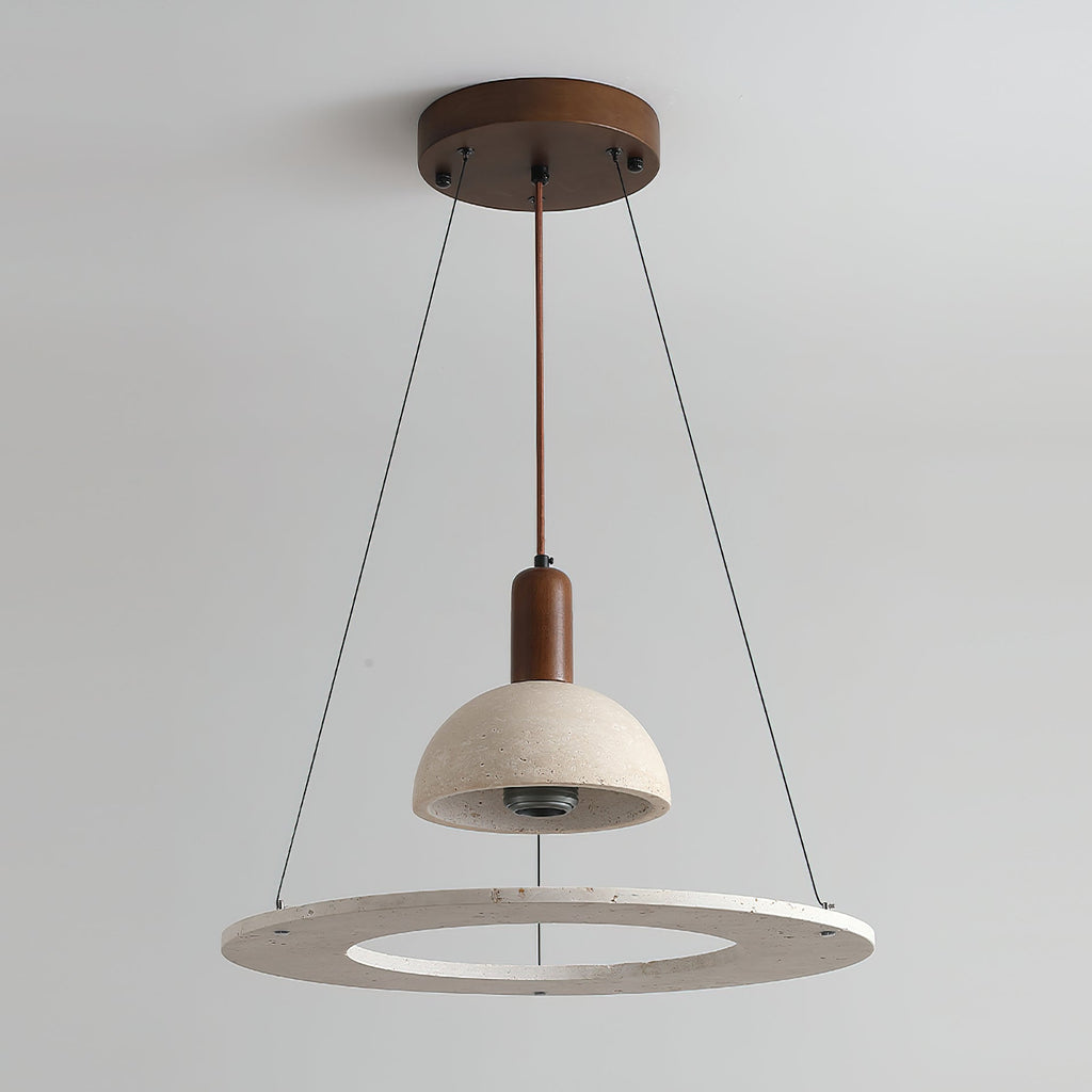 RAVENSCROFT TRAVERTINE ILLUMINATION PENDANT