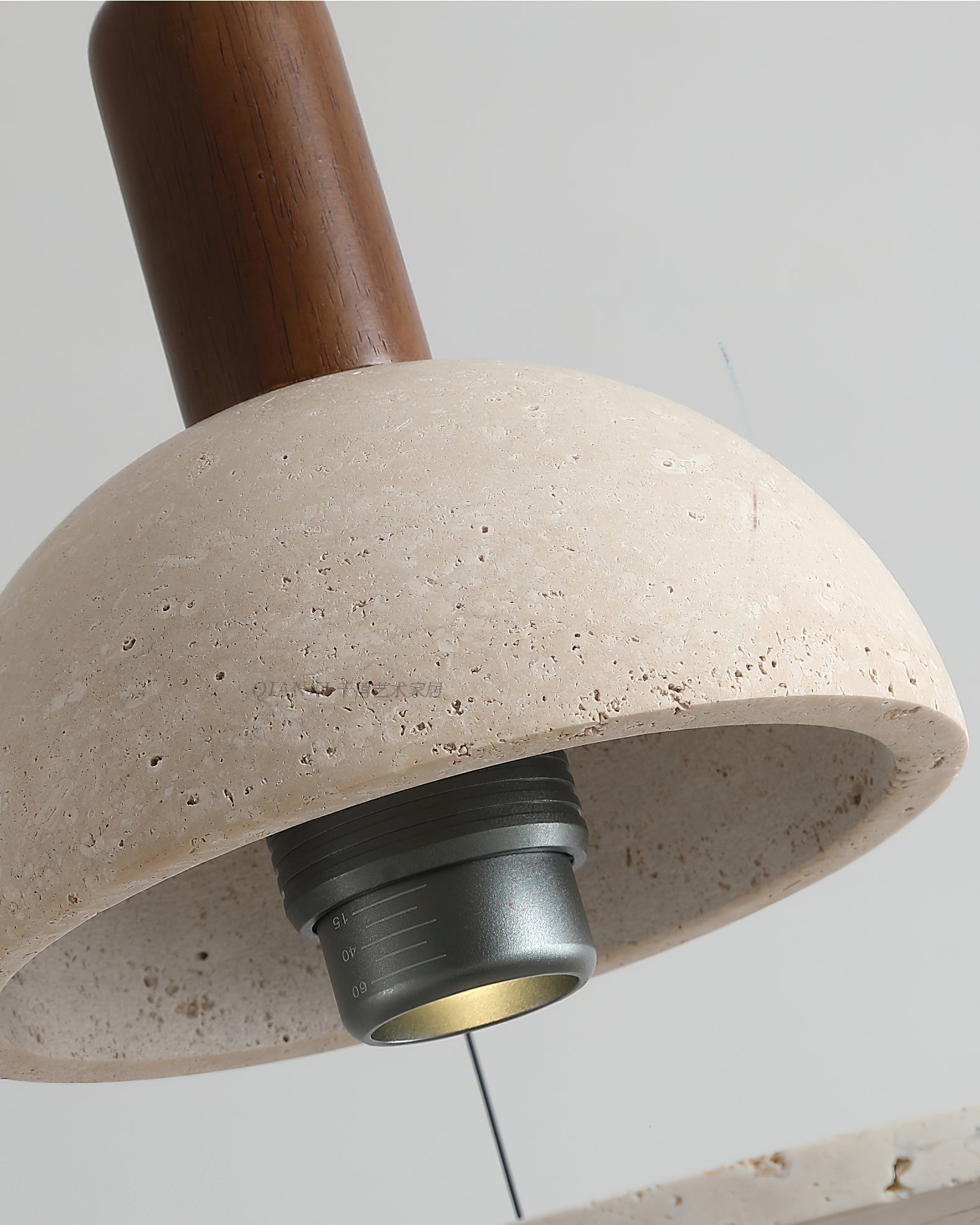 RAVENSCROFT TRAVERTINE ILLUMINATION PENDANT