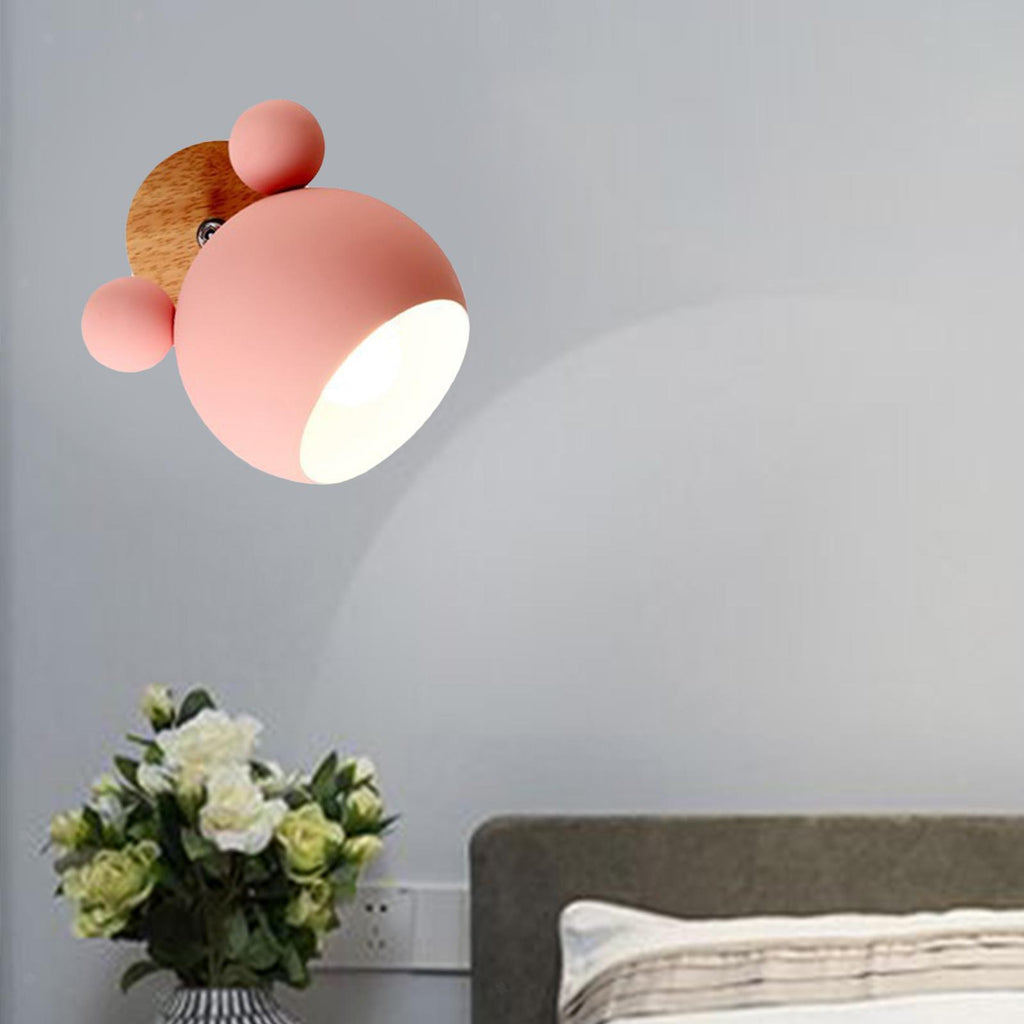WHIMSY MOUSE PORTRAIT WALL SCONCE