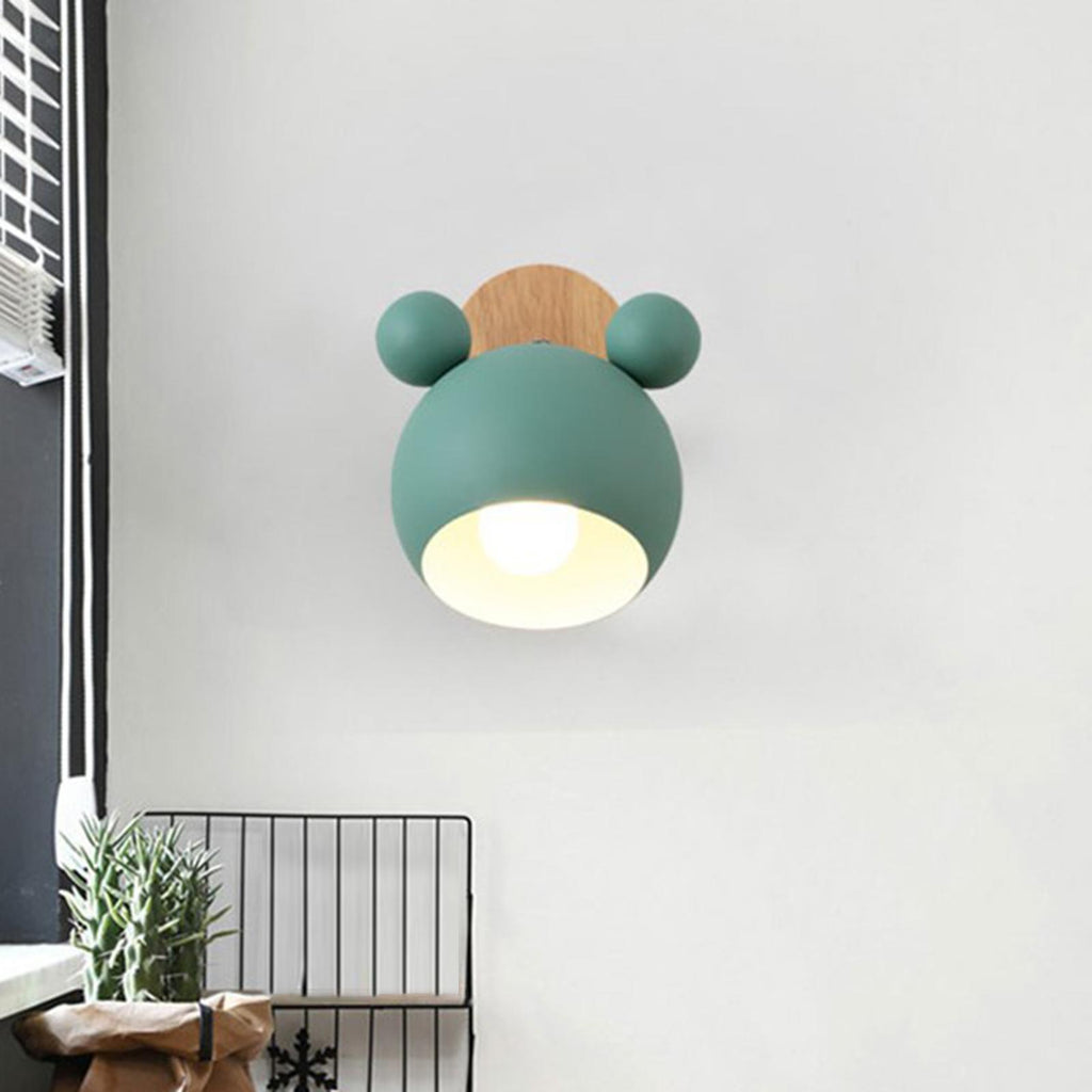 WHIMSY MOUSE PORTRAIT WALL SCONCE