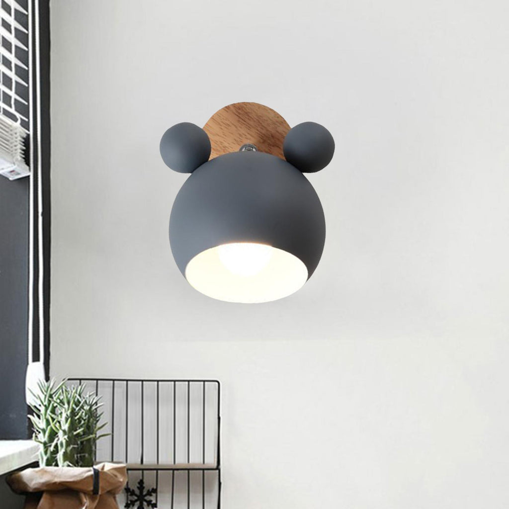 WHIMSY MOUSE PORTRAIT WALL SCONCE