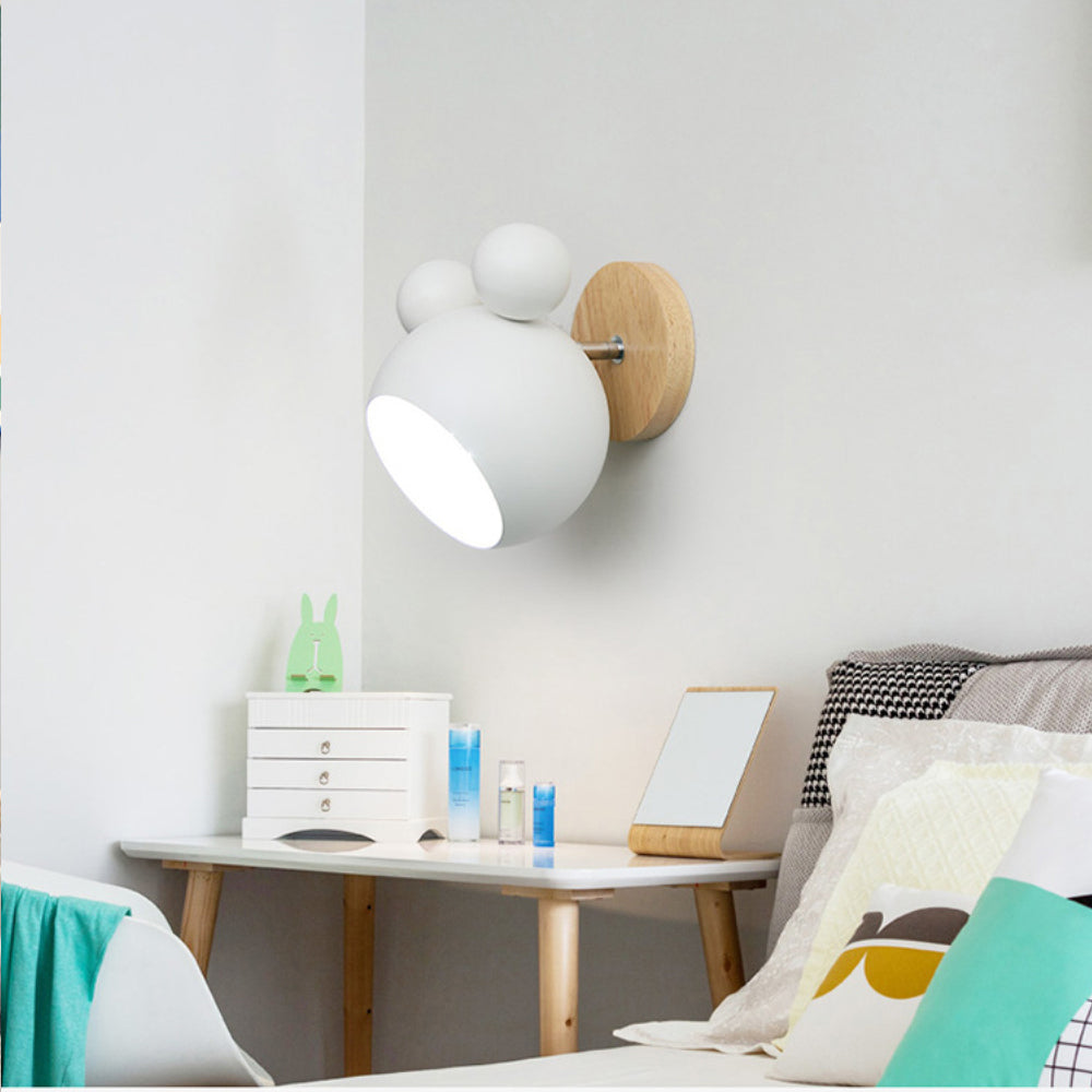 WHIMSY MOUSE PORTRAIT WALL SCONCE