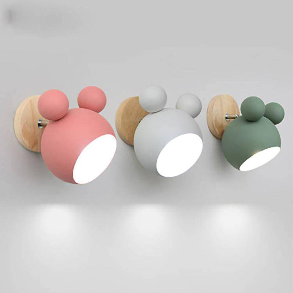 WHIMSY MOUSE PORTRAIT WALL SCONCE