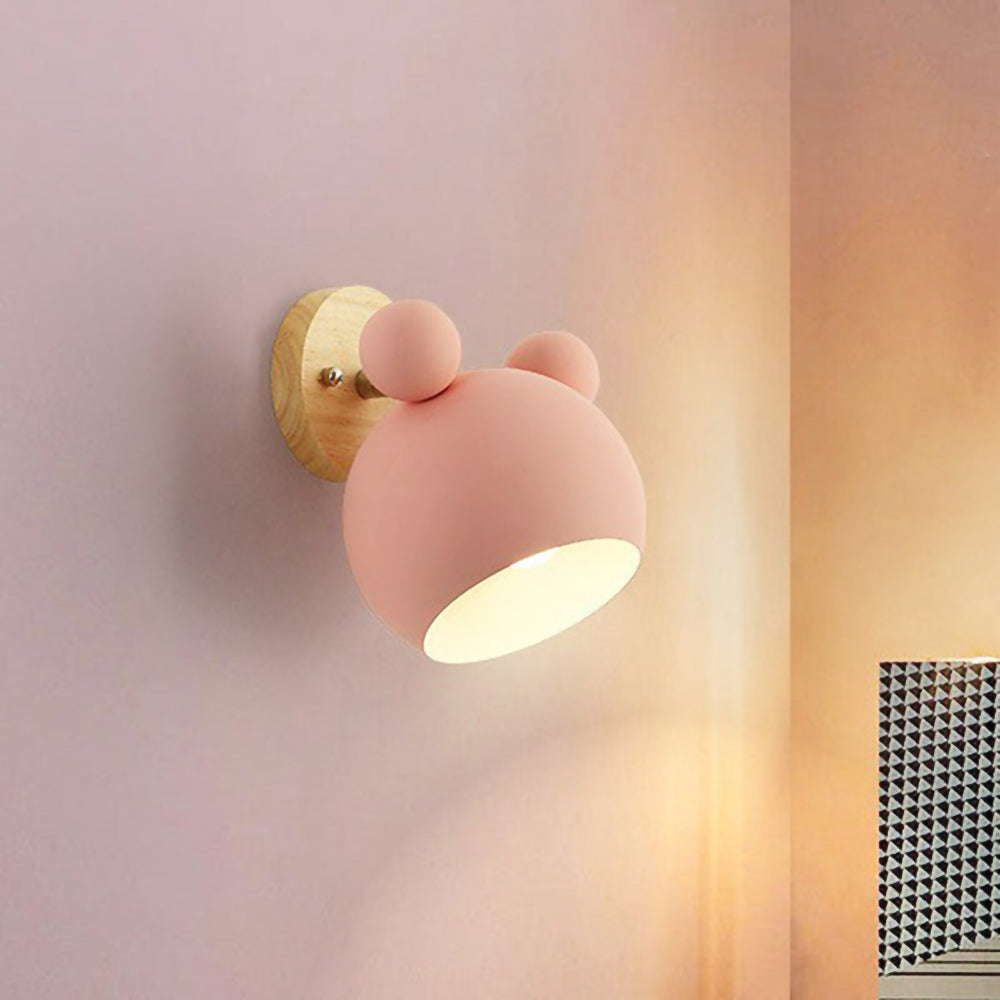 WHIMSY MOUSE PORTRAIT WALL SCONCE