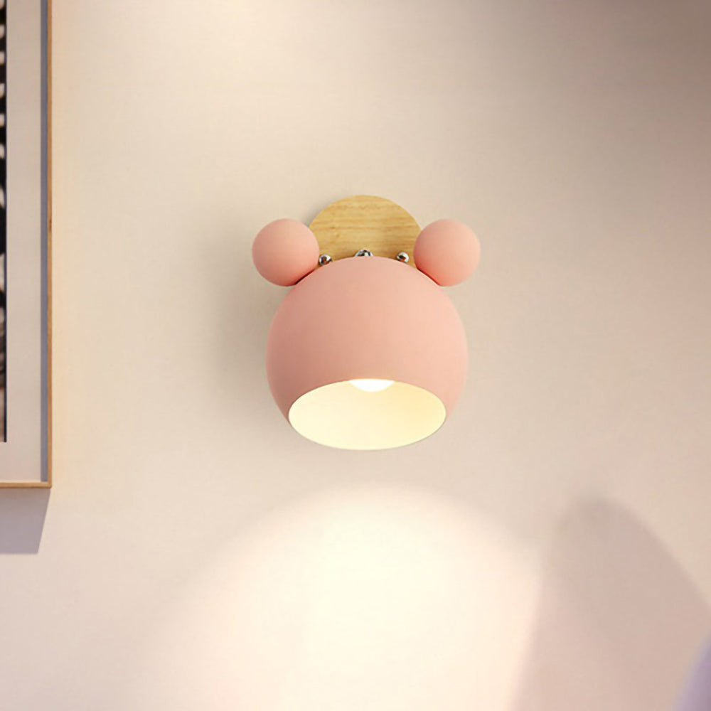 WHIMSY MOUSE PORTRAIT WALL SCONCE