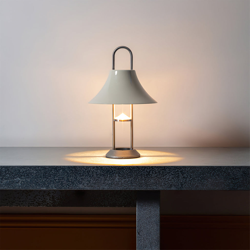 HEATHCLIFF PORTABLE RUSTIC LED LANTERN