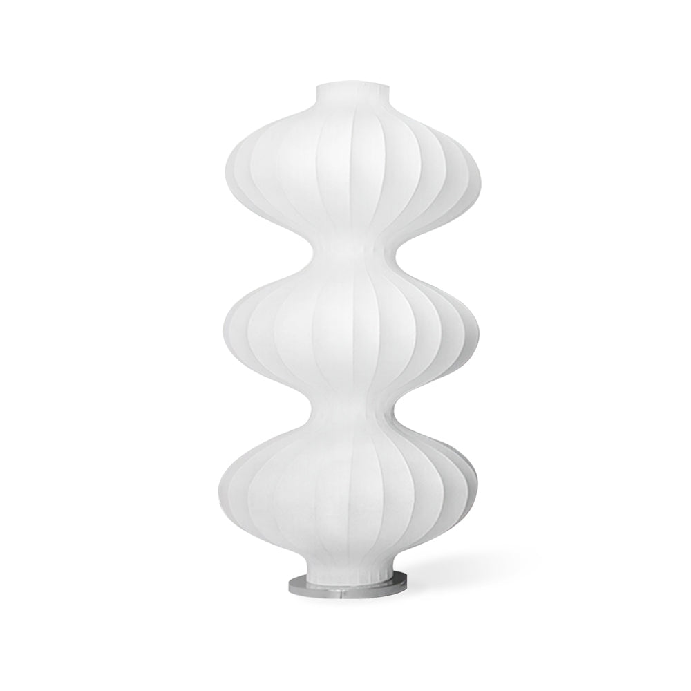 FELSTED SILK DRAPED FLOOR LANTERN