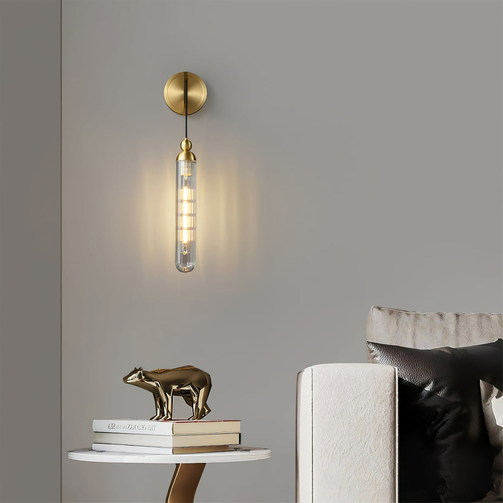 Ravenswood Vintage Brass Wall Sconce