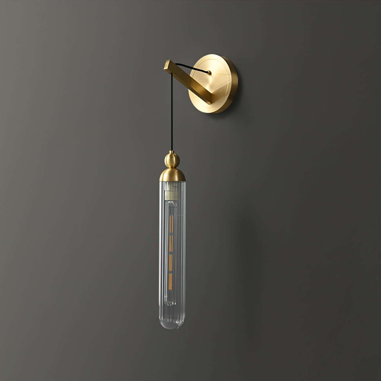 Ravenswood Vintage Brass Wall Sconce