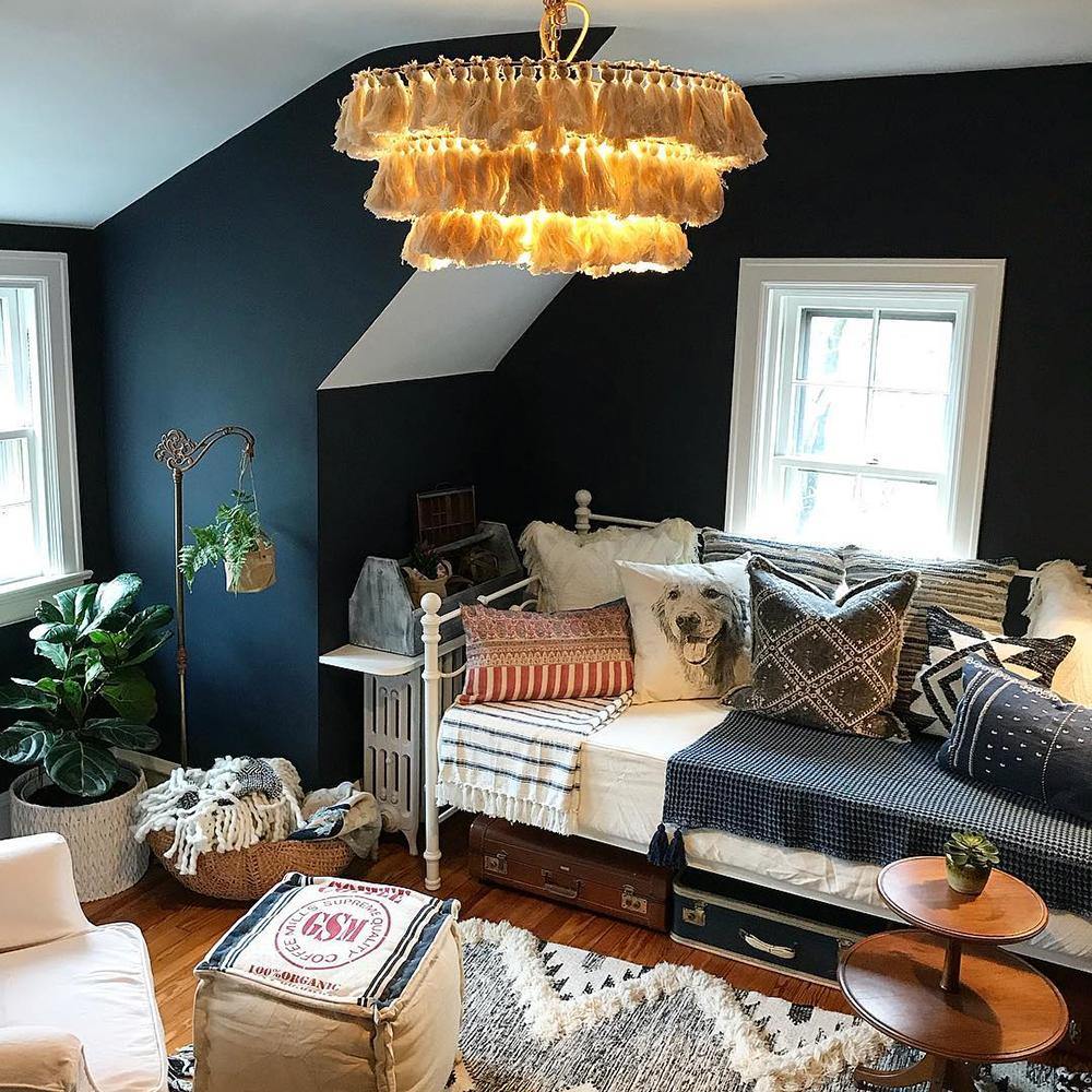 WILLOUGHBY PRISMATIC TASSEL CEILING LAMP