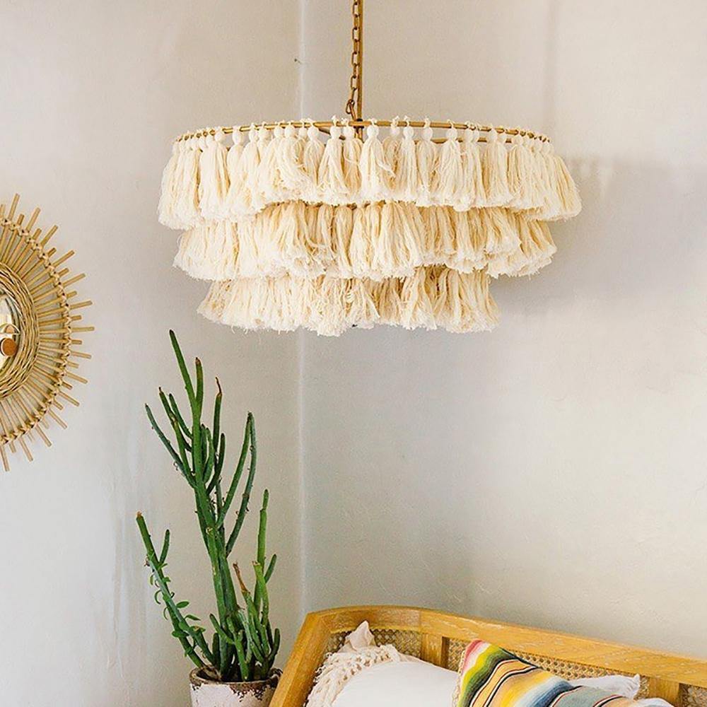WILLOUGHBY PRISMATIC TASSEL CEILING LAMP