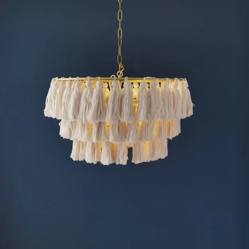 WILLOUGHBY PRISMATIC TASSEL CEILING LAMP