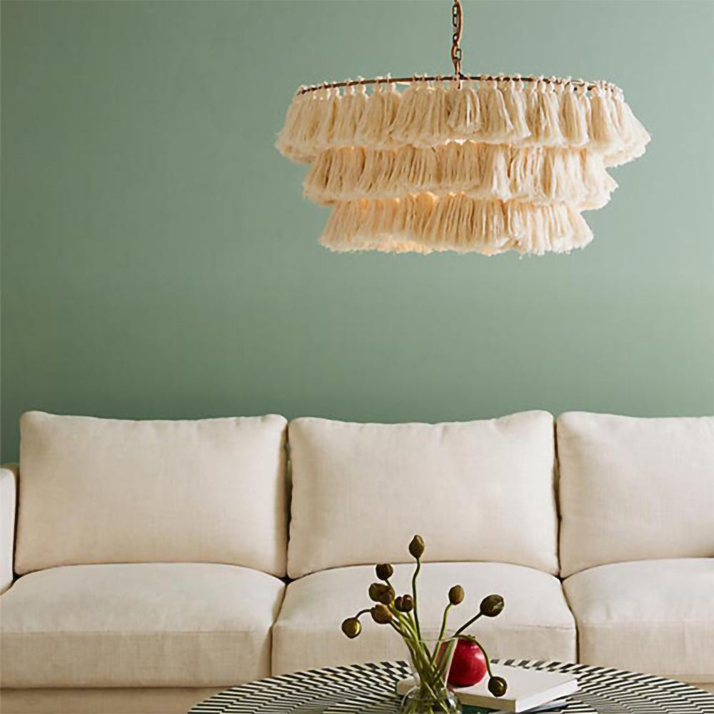 WILLOUGHBY PRISMATIC TASSEL CEILING LAMP