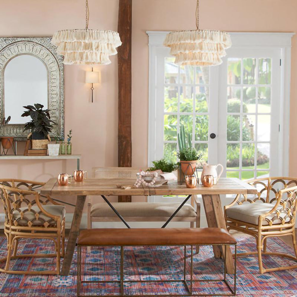 WILLOUGHBY PRISMATIC TASSEL CEILING LAMP