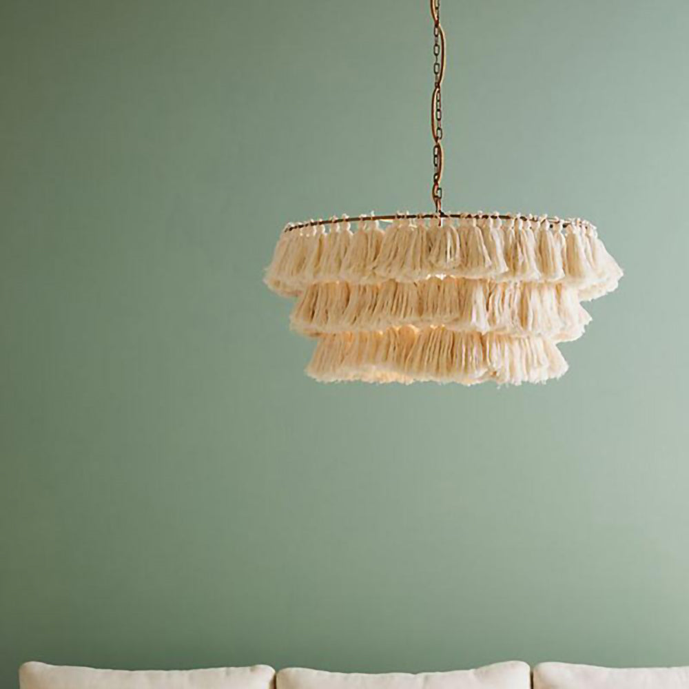 WILLOUGHBY PRISMATIC TASSEL CEILING LAMP